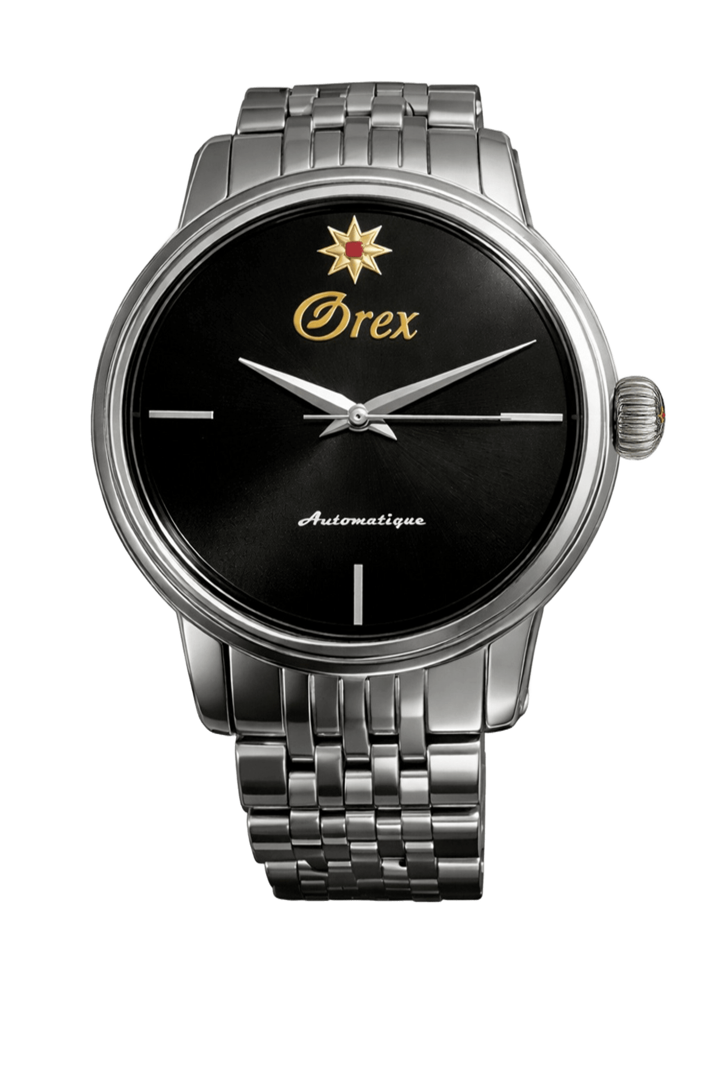 Orex® • Deluxe „C” • Midnight Un cadran negru profund, care exprimă eleganță nocturnă și mister.